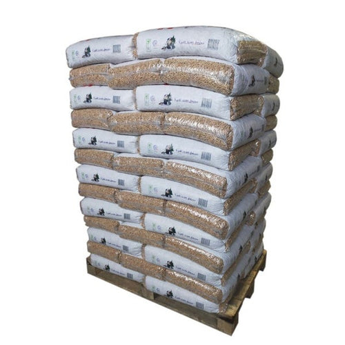 Holzpellets - Palette mit 65 Säcken - 15 kg