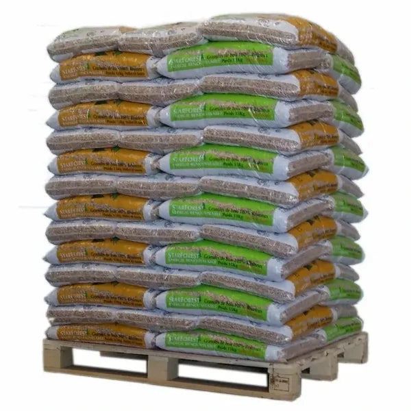 Holzpellets - Palette mit 70 Säcken - 15 kg
