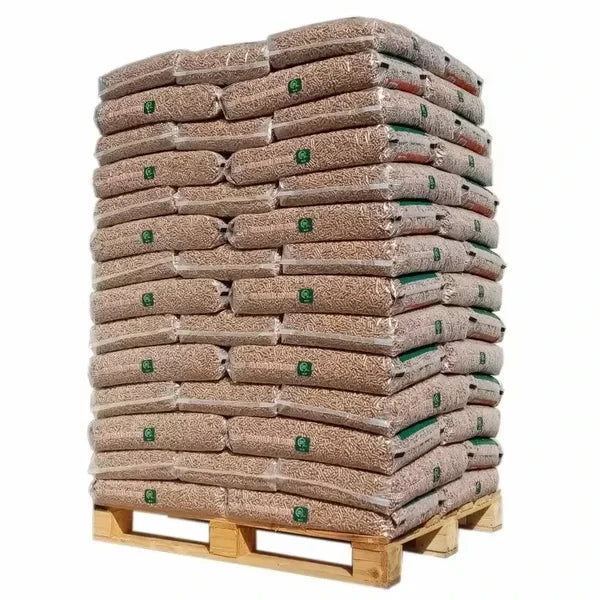 Swiss Warme Holzpellets - Palette mit 66 Säcken - 15 kg