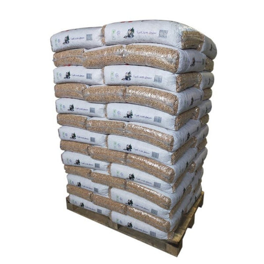 Holzpellets - Palette mit 65 Säcken à 15 kg